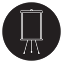 Presentation board icon