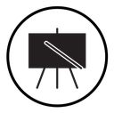 Presentation board icon