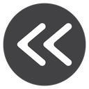 Previous Arrow Black Filled icon