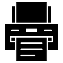 Printer Black Filled icon
