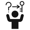 Problem solving skills Black Filled icon