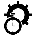 Productivity Stopwatch Gear icon