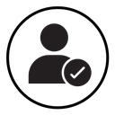Profile check icon