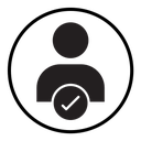 Profile check icon