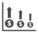 Profit growth icon