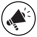 Promotion Black Filled icon
