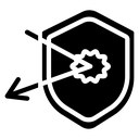 Protection from attack icon