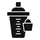 Protein shaker icon