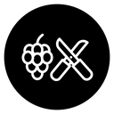 Pruning grape icon