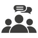 Public opinion icon