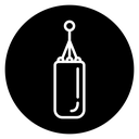 Punching bag icon