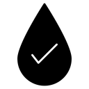 Purity Tested Water Drop icon