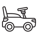 Pushing car icon