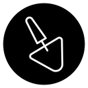 Putty knife icon