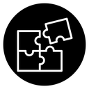 Puzzle pieces icon