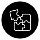 Puzzle pieces 2 icon
