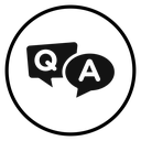 Questions and answers icon