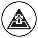 Quicksand and Mud Danger Sign icon