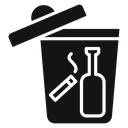 Quitting bad habits Black Filled icon