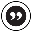 Quote Black Filled icon