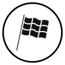 Racing flag icon
