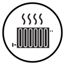 Radiator Black Filled icon