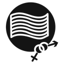 Rainbow LGBT flag icon