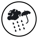 Rainy weather icon