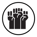 Raised fists icon