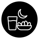Ramadan breakfast icon