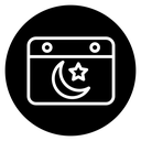 Ramadan calendar icon