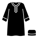 Ramadan clothes icon