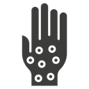 Rash hand icon