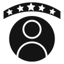 Rating employee icon