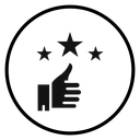 Rating Star Black Filled icon
