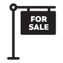 Real estate for sale sign 02 icon