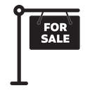 Real estate for sale sign 02 icon