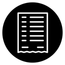 Receipt icon