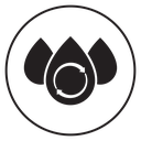 Recycle water icon