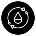 Recycle water icon