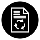 Recycled paper icon