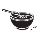 Red bean soup icon