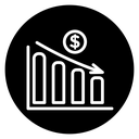 Reduction chart 2 icon