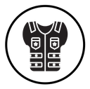 Reflective Police Vest icon