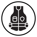 Reflective Police Vest icon