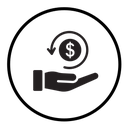 Refund money icon