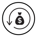 Refund money icon