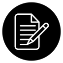 Registration paper icon