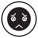Regret expression icon