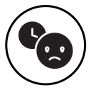 Regret expression icon